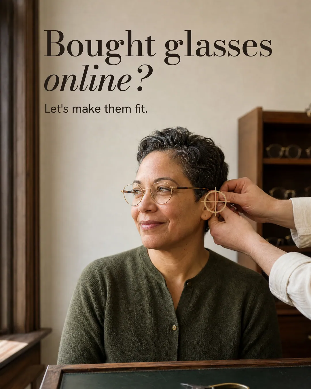 Bought glasses online? Let's fix the fit