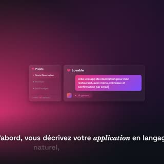 Film made for Lovable, AI app builder